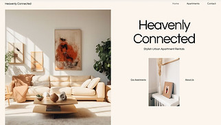 Apartments & Hostels website templates - Urban Rental Company (Chic)
