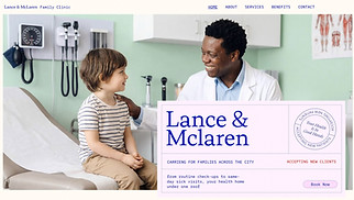 New Templates website templates - Family Clinic (Soft)