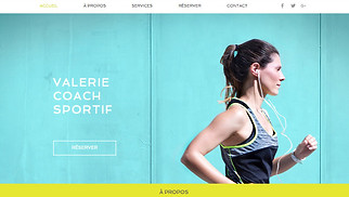 Templates de sites web Sport et Fitness - Professeur de fitness