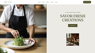 Venues website templates - Farm to Table Venue (Rustic)