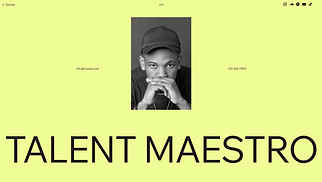 Music Industry website templates - Music Agent (Professional)