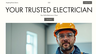  website templates - Electrician (Clean)