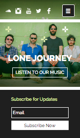 Mẫu trang web Ban nhạc – Ban nhạc