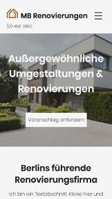 Unternehmen website templates – Hausumbau-Unternehmen