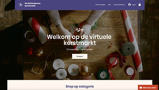 Religie website templates - Online Kerstmarkt