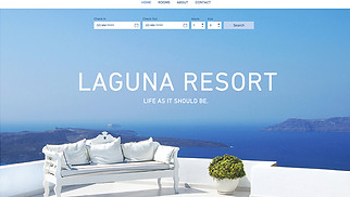 Oteller ve Pansiyonlar site şablonları - Resort
