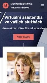 Podnikání website templates – Virtuální asistent 