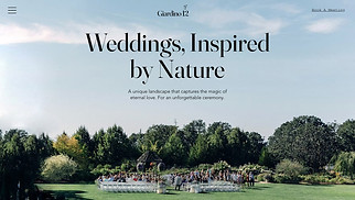 Weddings website templates - Wedding Venue (Elegant)