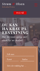 Bedrifter website templates – Advokat