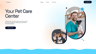 Industrial website templates - Pet Care Provider (Friendly)