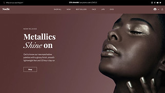 Güzellik ve Sağlık site şablonları - Beauty Store 