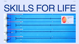 Health & Wellness website templates - Swimming Instructor (Refreshing)