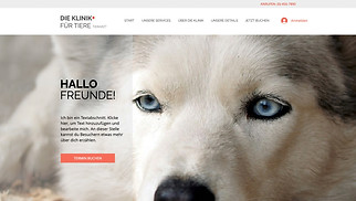 Tiere Website-Vorlagen - Tierklinik