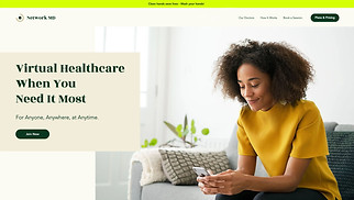 เทมเพลตเว็บไซต์ สุขภาพ & ความเป็นอยู่ - คลินิกแพทย์ 