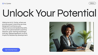  website templates - Executive Coach (Professional)