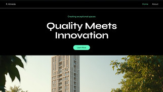 Real Estate website templates - Real Estate Developer (Bold)