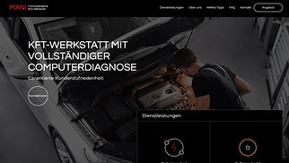 Services Website-Vorlagen - Automobilwerkstatt