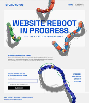 Coming Soon Landing Page