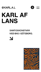 Webshop website templates – Konstnär 