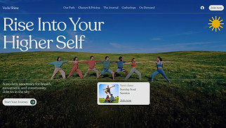 Template siti web Tutto - Spiritual Center (Uplifting)
