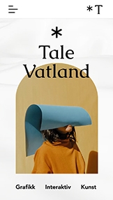 Porteføljer og CV website templates – Grafisk designer