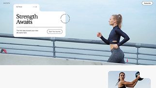One Page website templates - Fitness Trainer Coming Soon Page (Soft)