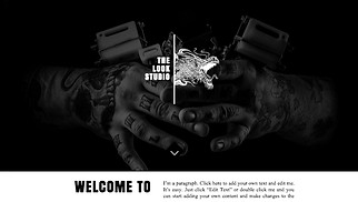 Visual Arts website templates - Tattoo Shop