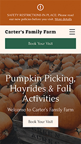 Mẫu trang web Làm nông và Làm vườn – Trang trại 