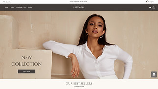 Template Tutte per siti web - Negozio di abbigliamento