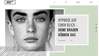 Haare Website-Vorlagen - Schönheitssalon
