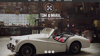 Las Más Populares plantillas web – Garage de Autos Antiguos
