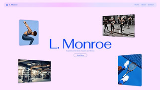  website templates - Recreational Sports Facility (Energetic)