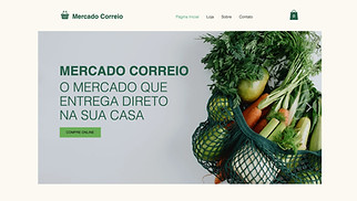 Templates de Loja de comida e bebida - Mercado online 