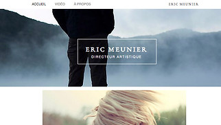 Templates de sites web Photographie - Directeur artistique