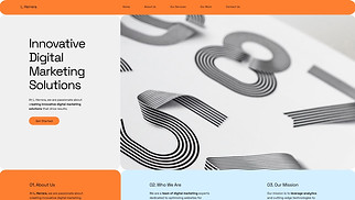 Business website templates - Digital Marketing Agency (Bright)
