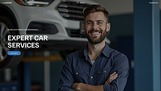 Industrial website templates - Auto Repair Shop (Trustworthy)