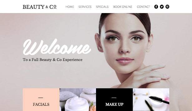 Makeup Cosmetics Website Templates Beauty Hair Wix Com