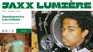 Template siti web Tutto - Musician (Cool)