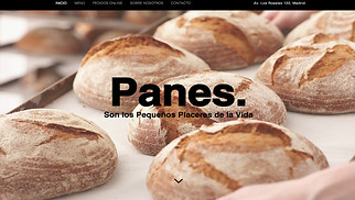 Restaurantes y comida plantillas web – Panadería
