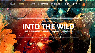 Mẫu trang web Nghệ thuật & Thủ công - Cửa hàng nghệ thuật