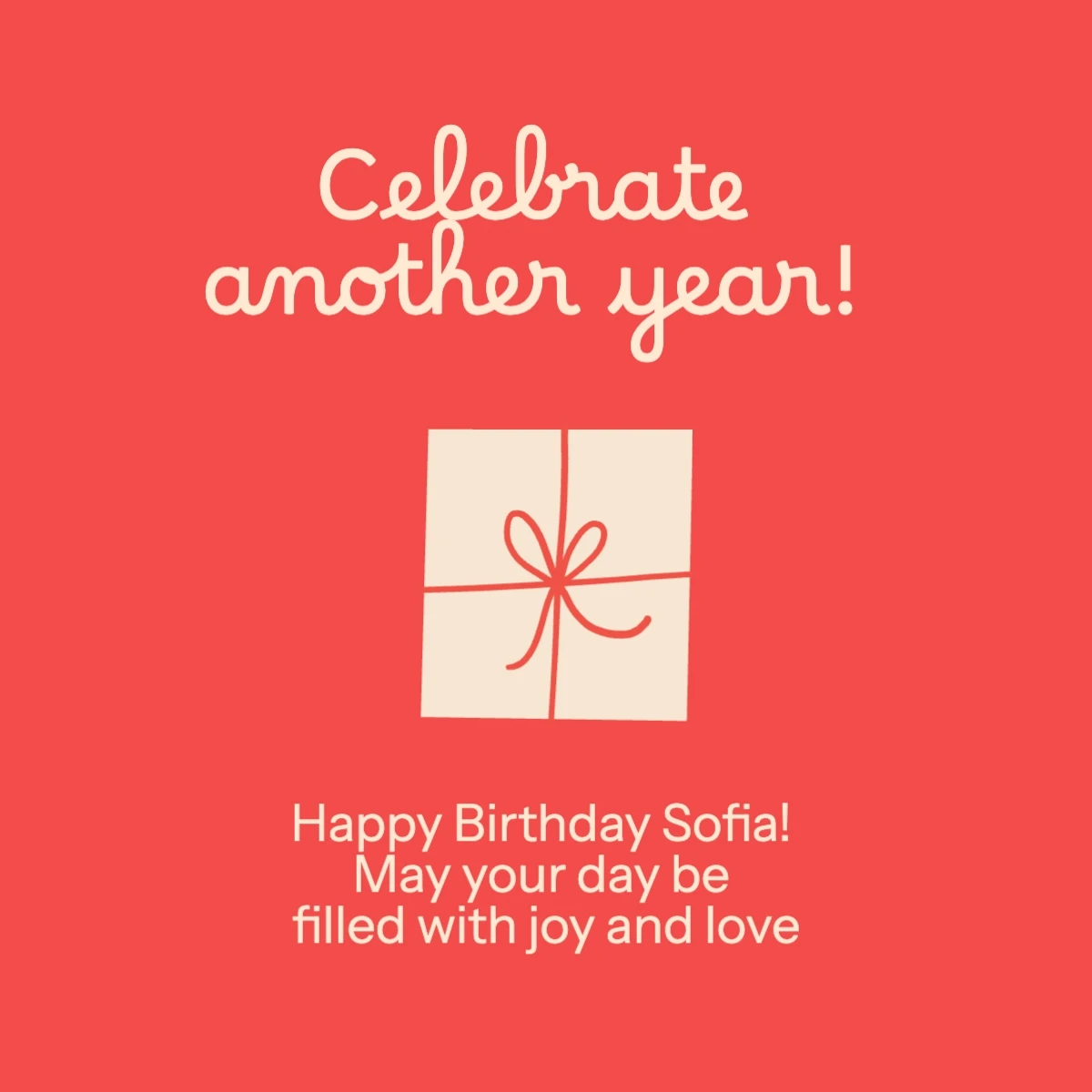 Cute Clean Birthday Greeting Card
