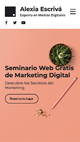 Todas plantillas web – Landing page de seminario web