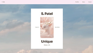 Art & Illustration website templates - Illustrator Portfolio (Clean)