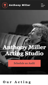 Mẫu trang web Lớp học & Khóa học – Trường diễn xuất