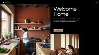 Travel & Tourism website templates - Hostel (Warm)