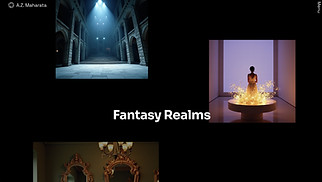 Performing Arts website templates - Set Design Portfolio (Bright)