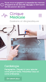 Templates de site web pour Santé et bien-être - Clinique Privée
