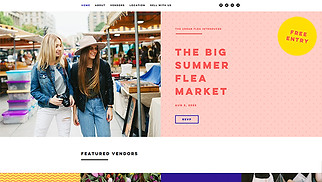  website templates - Flea Market