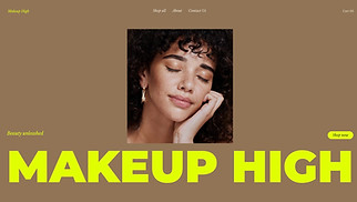  website templates - Makeup Store (Dynamic)
