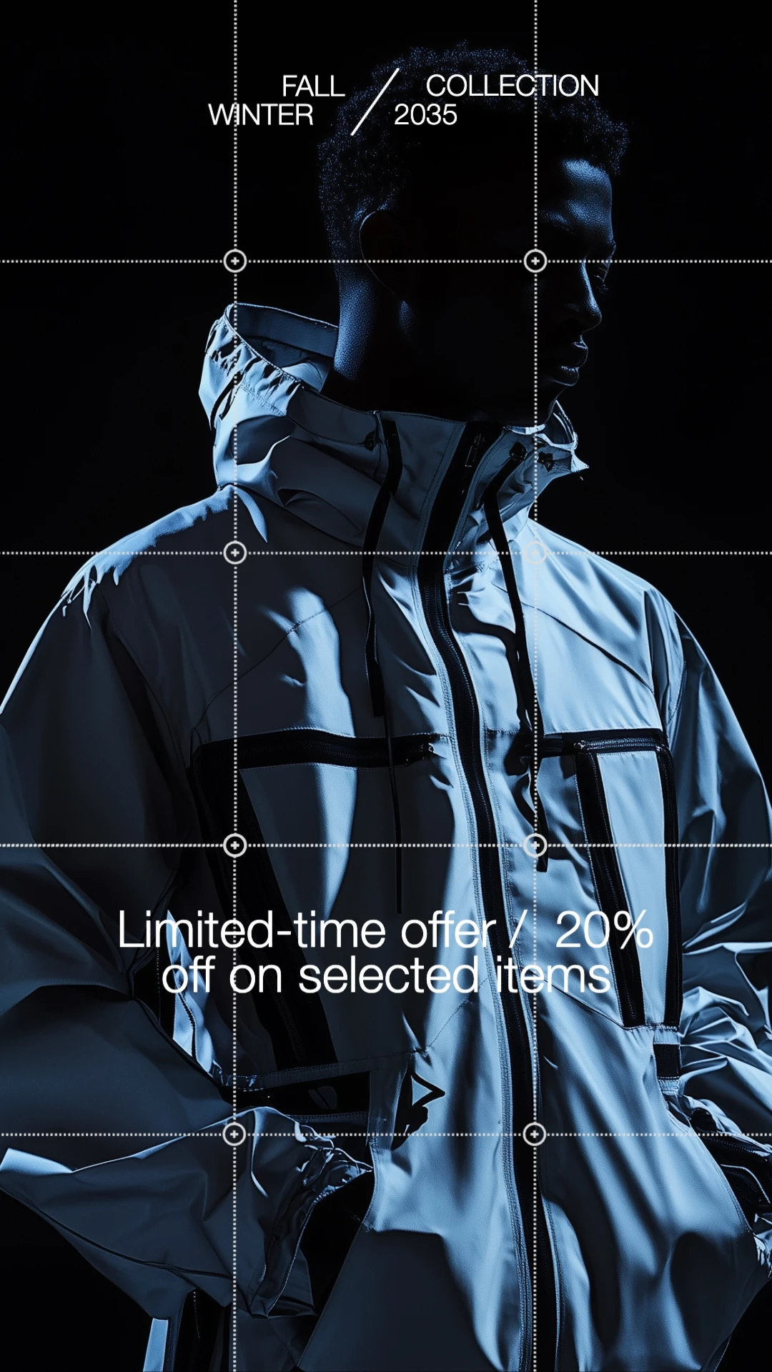 Sleek Geometric Fashion Instagram Story